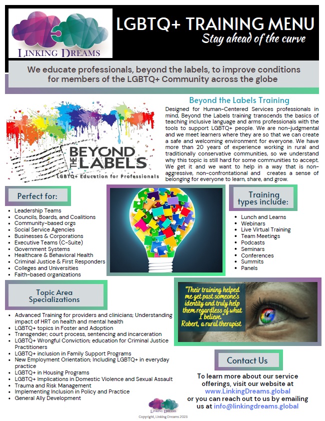 LD LGBTQ Training Menu image